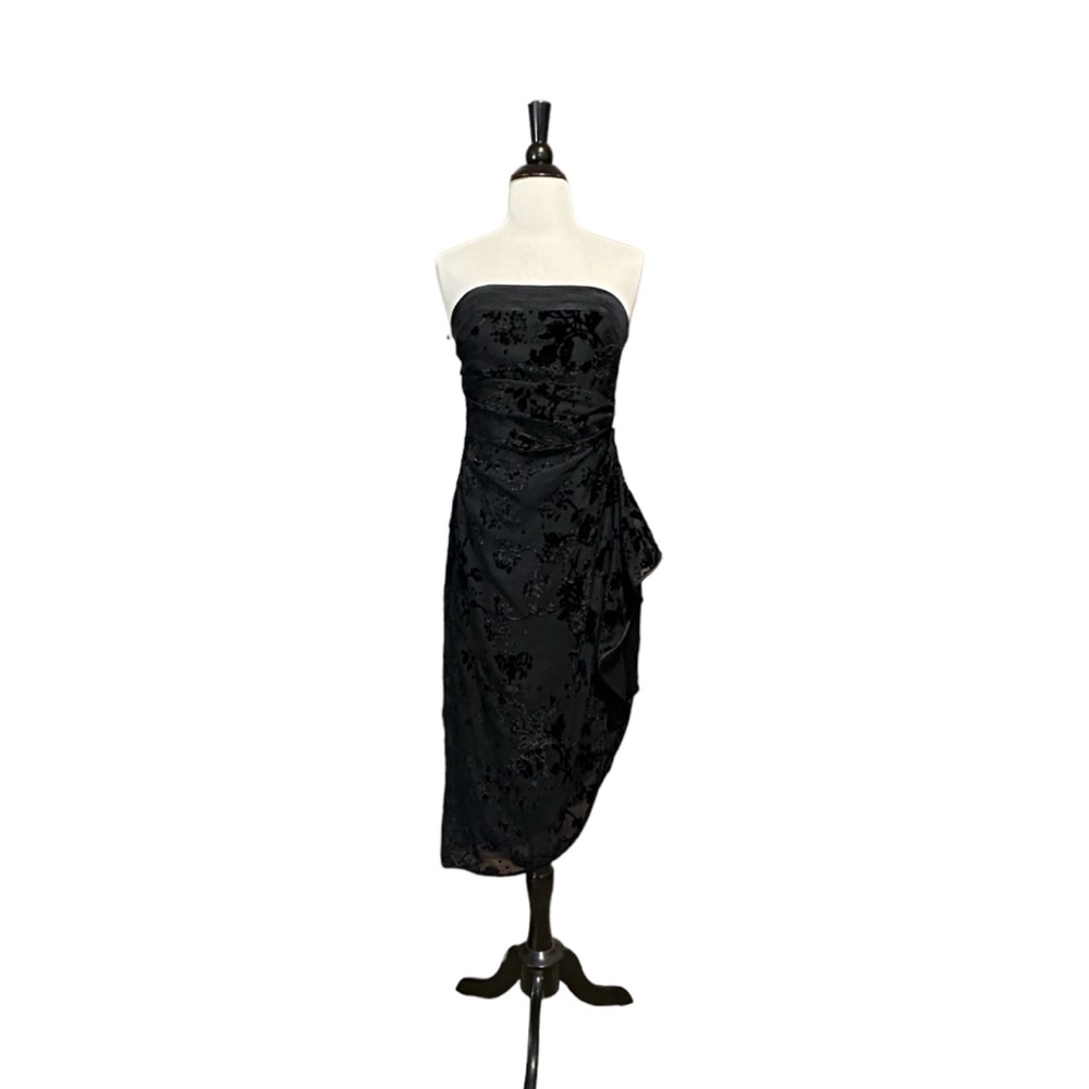 Kay Unger Jacquard Strapless Cocktail Dress Size‎ 6